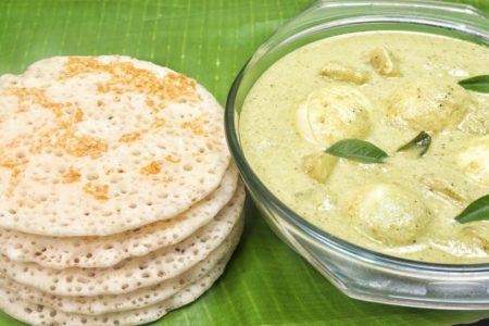ഈസ്റ്റർ ബ്രേക്‌ഫാസ്റ് പൊളിക്കാൻ ആവിപറക്കണ കള്ളപ്പവും മുട്ടക്കുറുമയും.!!കോട്ടയം സ്പെഷ്യൽ ടേസ്റ്റി റെസിപ്പീ..മിസ്സാക്കല്ലേ. | Easter Kalleppam Muttakuruma Tasty Recipe