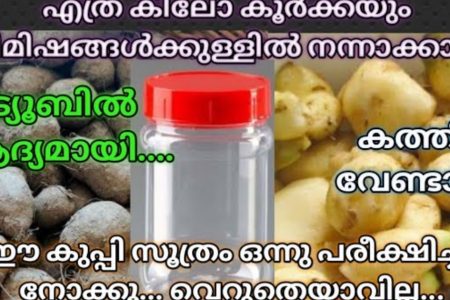 കൂർക്ക വൃത്തിയാക്കാൻ വളരെ എളുപ്പത്തിലൊരു വഴി അറിയണോ?ഇനി ബുദ്ധിമുട്ടില്ലാതെ കൂർക്ക ഉപ്പേരി തയ്യാറാക്കാം. | Koorkka Cleaning Tips Malayalam