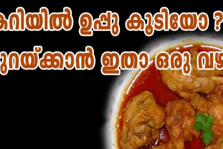 കറിയിൽ ഉപ്പു കൂടിയോ?വിഷമിക്കണ്ട ഈ പൊടികൈ അറിഞ്ഞാൽ ഇനി നിങ്ങൾ ടെന്ഷൻ ആവുകയേ ഇല്ല. | Salt Using Trickes Malayalam
