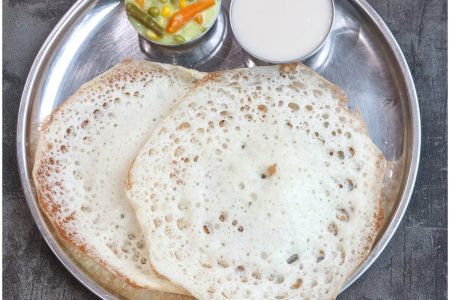 യീസ്റ്റും സോഡാപ്പൊടിയും ചേർക്കാതെ പൂ പോലത്തെ പാലപ്പം.!! | Palappam Without Yeast Easy Recipe