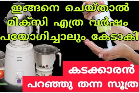 ഇനി മിക്സി ക്ലീൻ ആക്കാൻ എന്തെളുപ്പം; മിക്സി ഉപയോഗിക്കുമ്പോൾ ഇങ്ങനെ ചെയ്തു നോക്കൂ.!! | Mixi Cleaning Tips