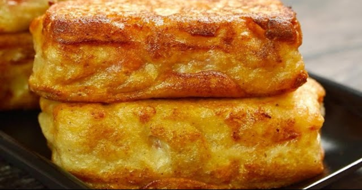 Special Tasty Bread Banana Snack Recipe
