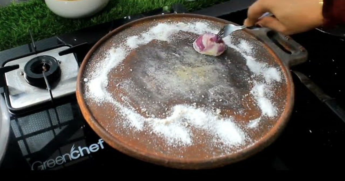 Iron Cheenachatti Cleaning And Seasoning