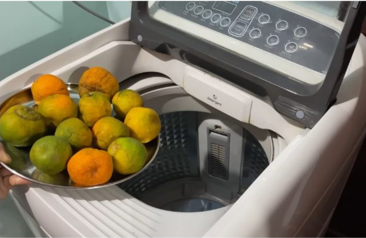 Washing Mechine Cleaning Tips Using Orange