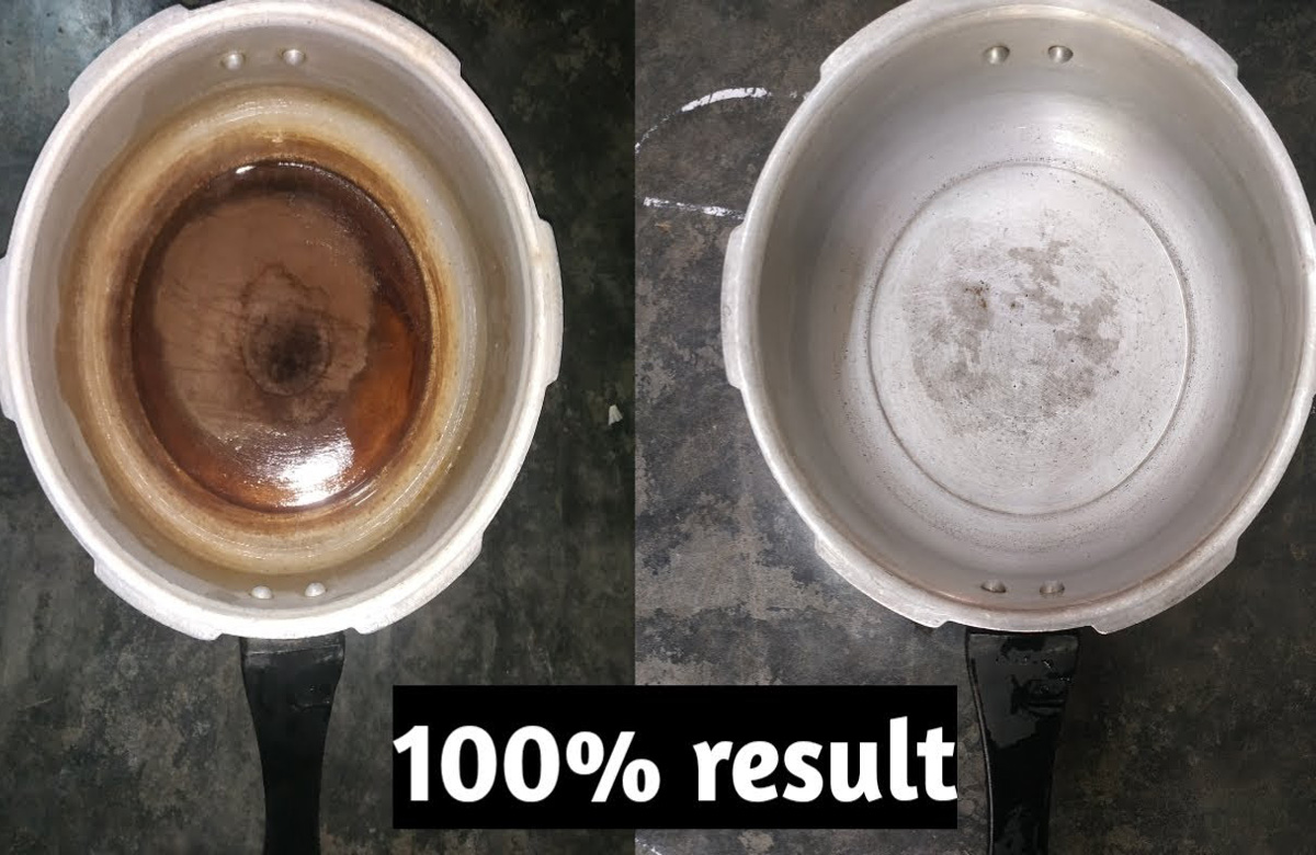 Easy Tip To Clean Stained Pressure Cooker
