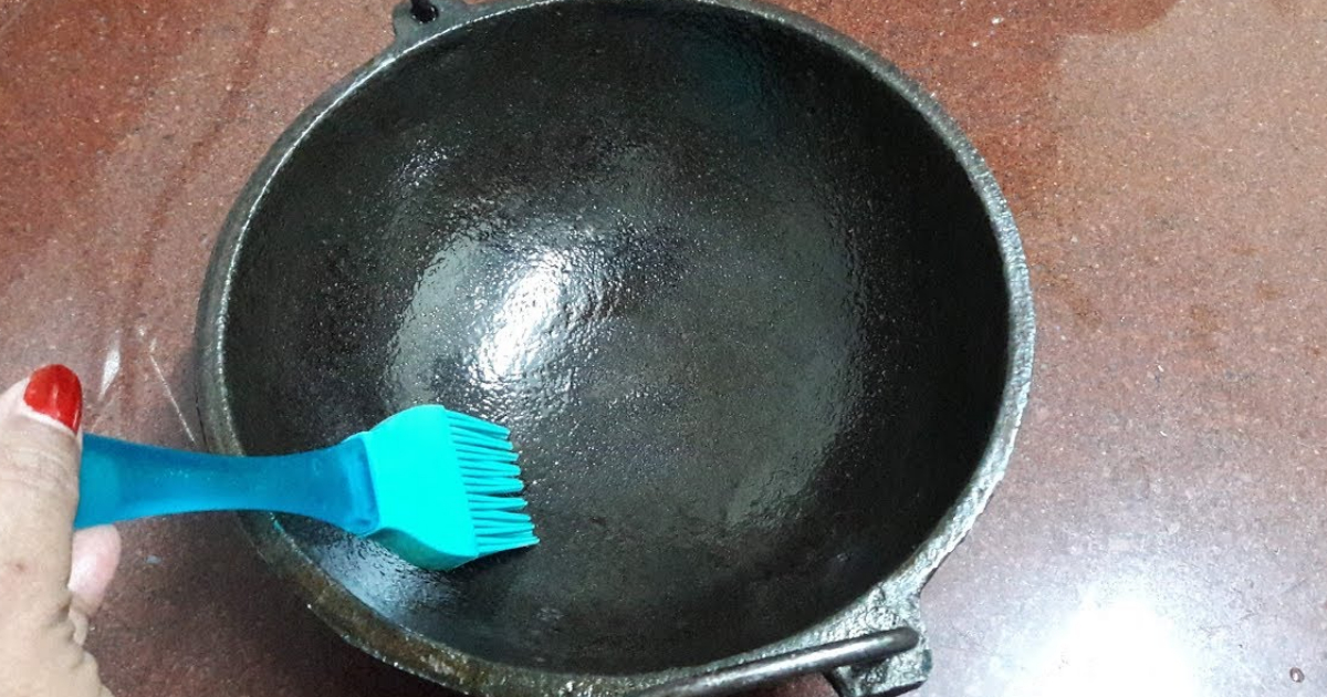 To Season New Iron Kadai