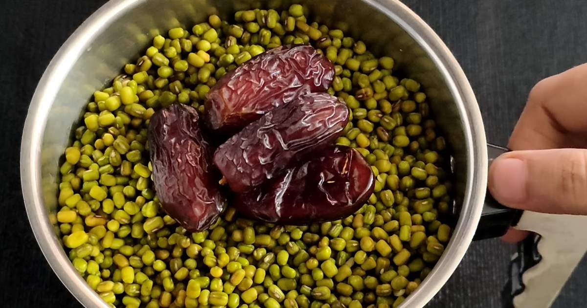 Dates And Cherupayar Healthy Recipe