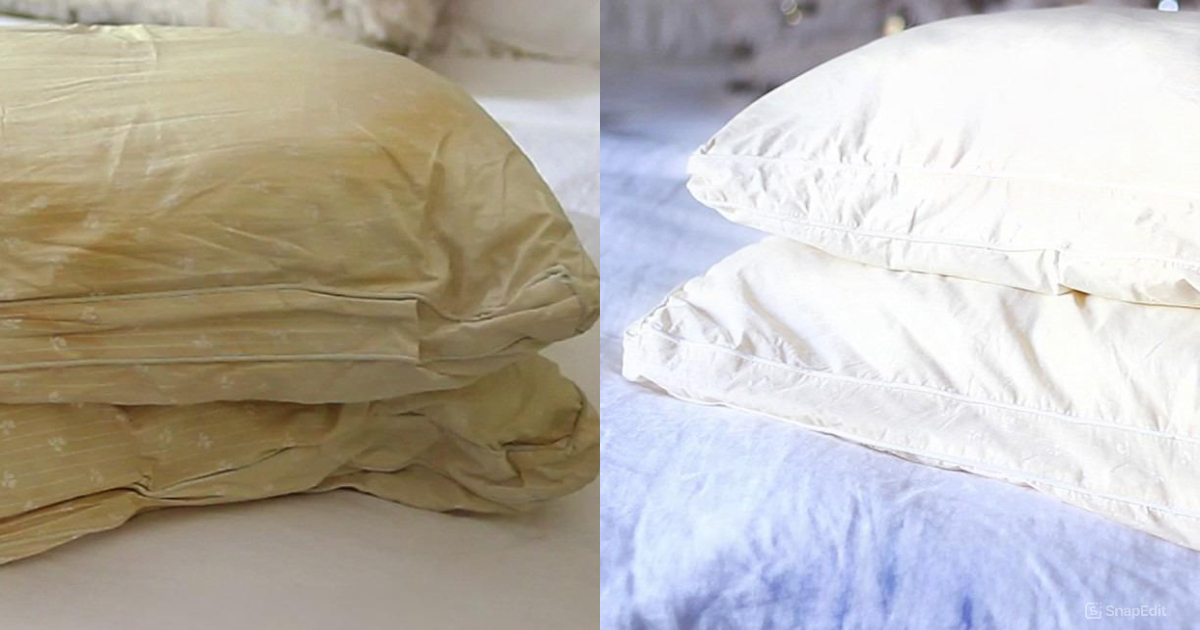 Easy Way To Clean Dirty Pillows