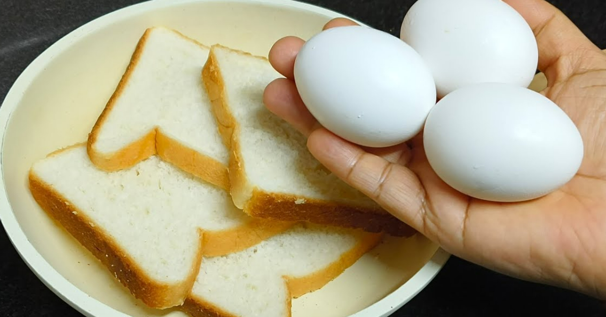 Tasty Bread Egg Snack Recipe